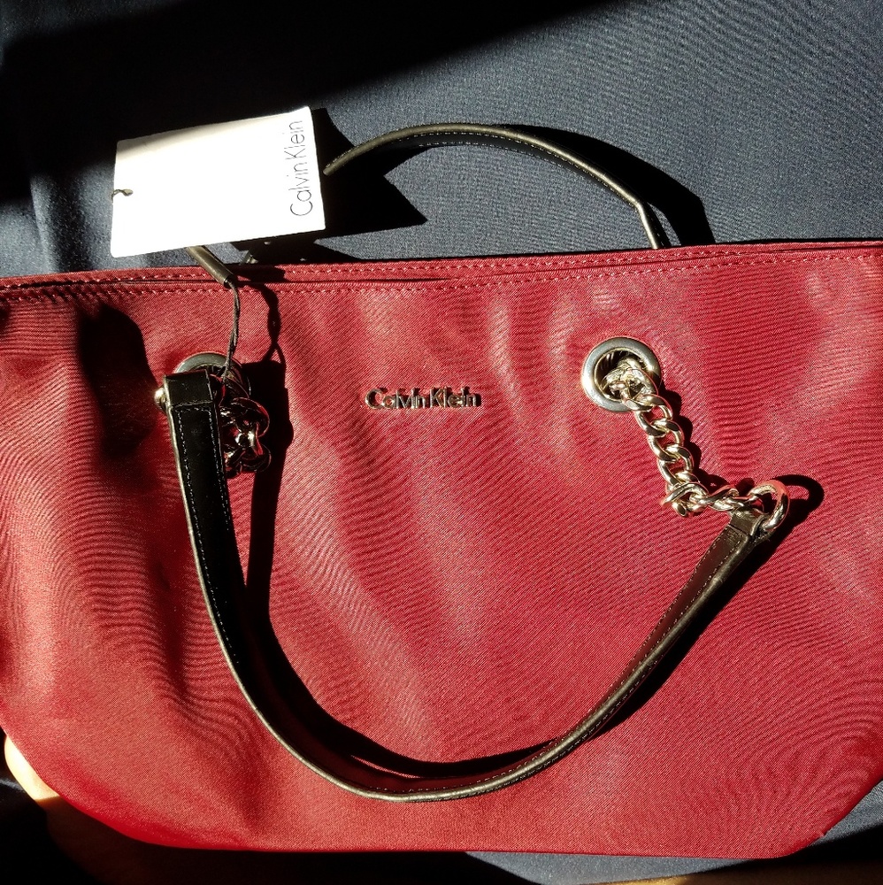Sold: Calvin Klein Sar Sangria Bag
